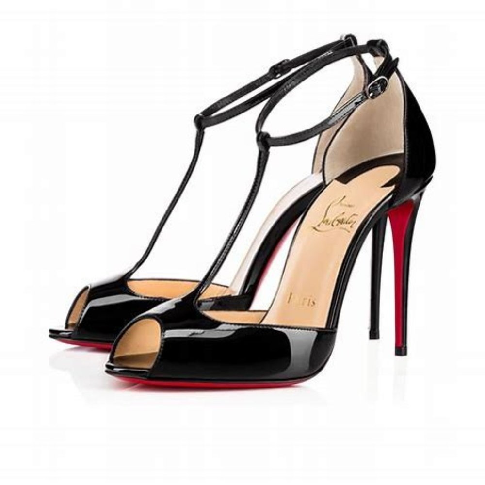 New Christian Louboutin Senora Black Size US5.5